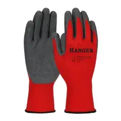 Offre Spéciale Gants de travail H-Dex enduit latex T 08 en paire de 3 HANGER 300011
