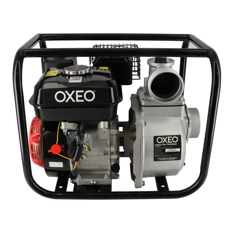 Prix Choc Pompe à eau thermique moteur 5,5CV 4 tps - Débit 1000 Litres par minute - Raccord 3 Pouces - Pompe de Jardin - Ht aspiration 8m