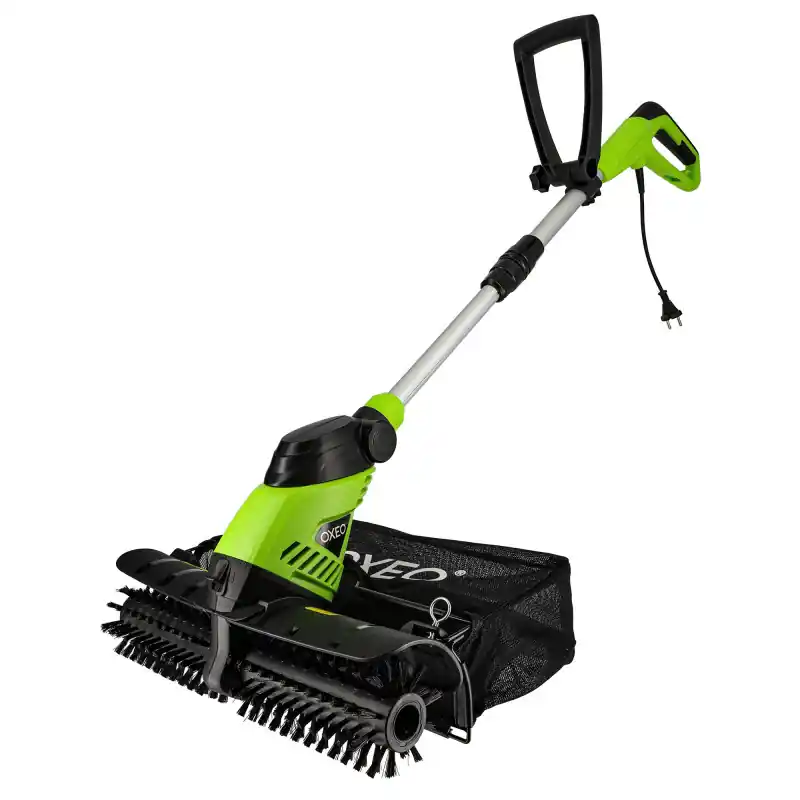 Top Vente Brosse motorisée nettoyage gazon synthétique - 300W - largeur de travail 44cm - Balai pour Gazon Artificiel - Sac collecteur 10L