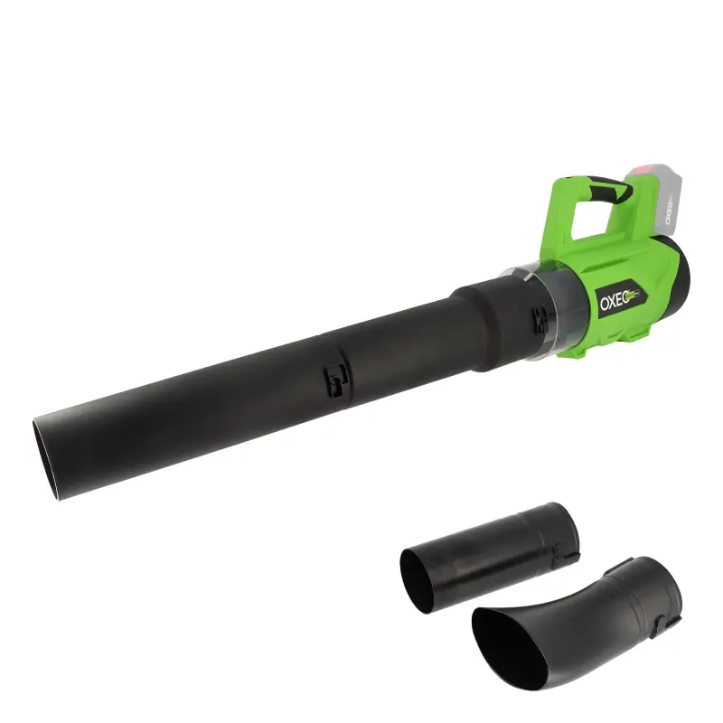 Achat Immédiat Souffleur à feuilles gros débit sans fil batterie 18V – sans batterie – 2 vitesses – Max 210 km/h – 2 embouts gros débit