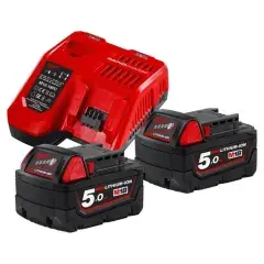 Pack de batteries 18 V M18 NRG-502 2 x 5 Ah + chargeur MILWAUKEE 4933459217 Acheter En Ligne