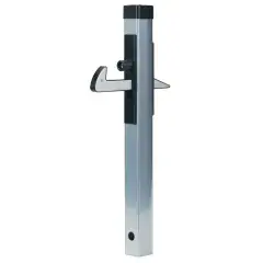 Arrêt de portillon à crochet en aluminium thermolaqué argent LOCINOX P00006705 Bon Marché
