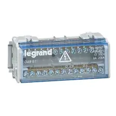 Haute Qualité Répartiteur modulaire monobloc bipolaire 6 modules 13 connexions maximum par barreau LEGRAND 004881