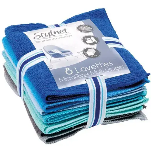 Offre Spéciale Lot de 8 lavettes microfibre multi-usages