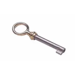 Achat Immédiat Clé laiton anneau rond tige 40mm panneton ajustable S45 DEVISMES CL21T40