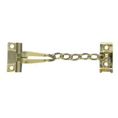 Nouveauté Entrebâilleur de sécurité CHAIN en acier pour porte couleur dorée longueur 120 mm SOCONA C2