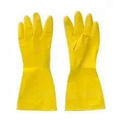 Gants de ménage en latex naturel jaune T8 DIFAC MENAGE_M Achat Immédiat
