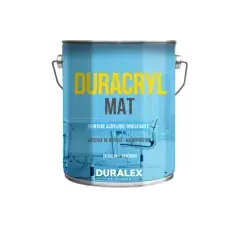 Offre Du Jour Peinture copolymère acrylique Mat Duracryl noir 1 L DURALEX 111200167