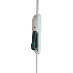 Dernier Modèle Crémone pompier DEFY droite + gâches laqué blanc RAL9010 LA CROISEE DS DS5211-D036