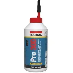 Colle à bois blanche PRO 30D 750 g biberon SOUDAL 108769 Authentique
