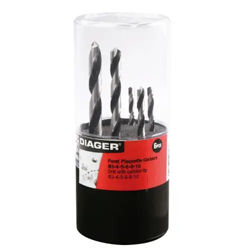 Coffret foret plaquette carbure Super Prix