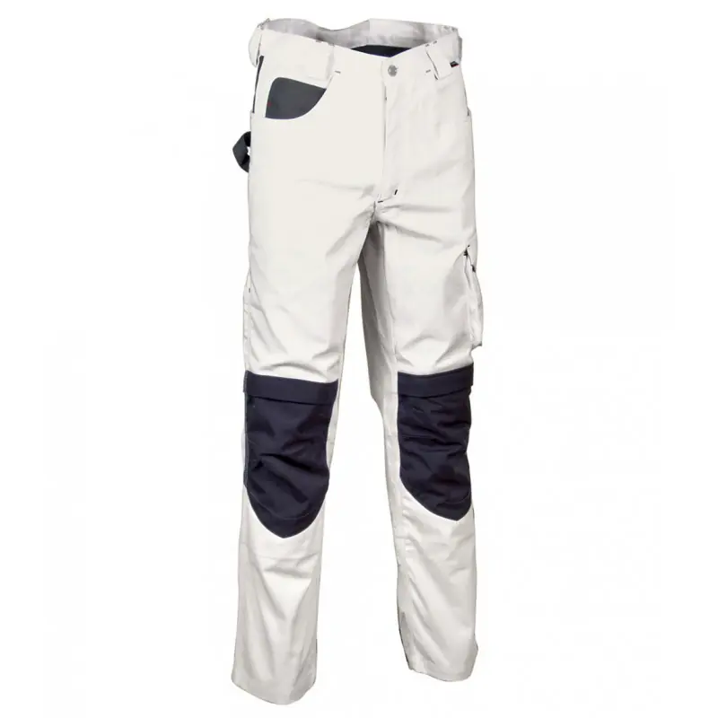 Pantalon de peintre Salisbourg Blanc/Anthracite Super Prix