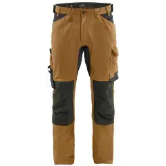 Paiement Sécurisé Pantalon stretch 2D nougat/noir T40L BLÅKLÄDER 175118327699C146
