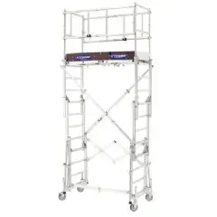Échafaudage télescopique X-TOWER Hauteur de travail 4 m TUBESCA-COMABI 22400520 Haute Qualité