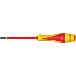 Meilleure Vente Tournevis Fente bi-matière isolé 1000V, 3,5×100 mm