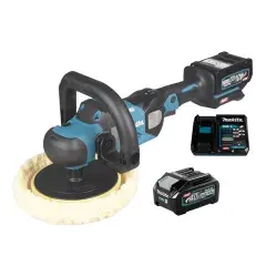 Réduction Polisseuse XGT 40 V max Li-Ion + batterie 4 Ah + chargeur en boîte en carton MAKITA PV001GM101