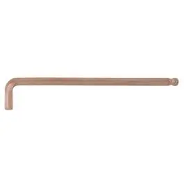 Promotion Saisonnière Clé mâle 6 pans longue à tête sphérique BERYLLIUMplus 3 mm, L.126 mm