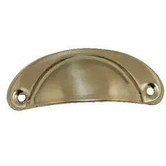 Poignée coquille acier finition nickelé mat CADAP 766/19S Soldes