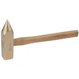 Offre Exclusive Marteau tête pointue BRONZEplus manche hickory, tête 1000 g, L.400 mm