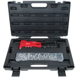 Coffret de pince à riveter et 200 rivets Dernière Chance
