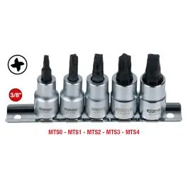 Jeu de 5 douilles tournevis MORTORq® 3/8‘‘ Bon Marché