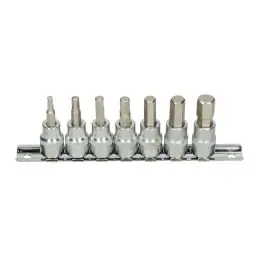 Haute Qualité Rail de 7 douilles tournevis ULTIMATE 6 pans 3/8‘‘