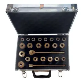 Satisfait Ou Remboursé Coffret de douilles BRONZEplus 1/2&Prime;, 24 pièces