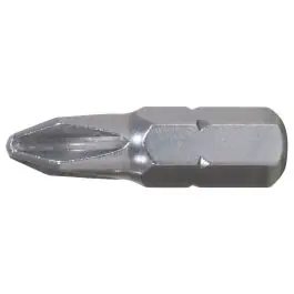 Boite de 5 embouts de vissage INOX PHILLIPS 1/4" PH2, L.25 mm Haute Qualité