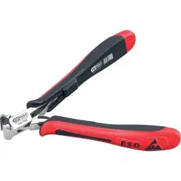 Offre Exclusive Pince électronique coupante frontale avec bec long finement biseauté, 125mm