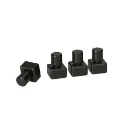 Vente Flash Jeu de taquets noir d‘étagère pour armoire 810.8022/810.8042/810.8005/810.8006 4pcs