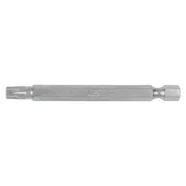 Embout de vissage TORX percé TB10 - entraînement 6.35 mm, L.75 mm Paiement Sécurisé
