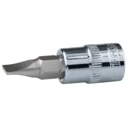 Douille tournevis 3/8‘‘ Fente 5 mm, L.50 mm CHROMEplus Bon Marché