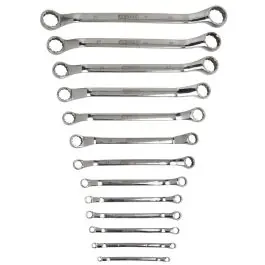 Offre Du Jour Jeu de 13 clés polygonales contre-coudées INOX, 5,5 à 32 mm
