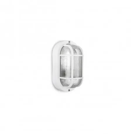 Applique ovale modèle Tarragona EDM – 40W – E27 – Blanc – Ampoule non incluse Prix Réduit