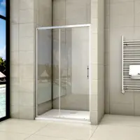 Porte de douche coulissante 150x190cm en niche porte de douche Meilleur Prix