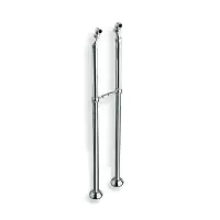 Colonnettes sur pied chromé pour baignoire Rétro raccords femelle 1/2‘ mâle 3/4‘ 70 x 110 x 870 mm ONDYNA Achat Immédiat