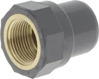 Haute Qualité Manchon avec taraudage laiton 32-40 1‘‘ diamètre 32 NICOLL