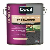 Haute Qualité Saturateur opaque terrasse Opaq SX bois grisé 1 l V33