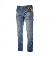 Prix Promo Pantalon Stone denim 5 poches dirty taille 42 DIADORA SPORT