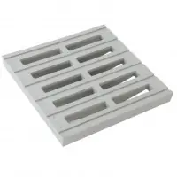 Bon Marché Grille sol seule gris clair 20x20 cm NICOLL