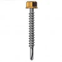 Vis Têtalu P1 6,3x25 mm RAL 1015 Paquet/100 FAYNOT Nouvelle Collection