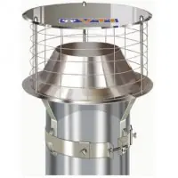 Remise Extractor Statitromb inox grillage anti diamètre 125 à 140 mm VTI