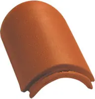 About d‘arêtier demi-rond à emboîtement 851 – terre cuite – rouge nuancé – L. utile 400 mm – EDILIANS Acheter En Ligne
