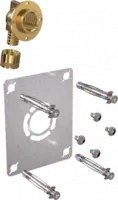 Plaque de fixation pour raccord à glissement monotrou 16-15x21mm ROBIFIX Achat Immédiat