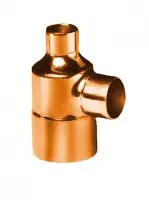 Vente Directe Té cuivre 5130 réduit femelle-femelle-femelle diamètre 14/12/14mm (10) ALTECH