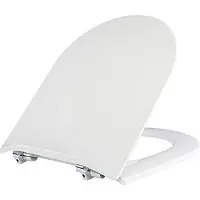 Abattant WOOD SLIM double blanc descent assist OLFA Prix Bas