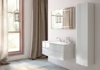 Meuble sous-vasque EPURE 2 tiroirs largeur 120cm DECOTEC Livraison Express