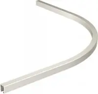 Courbe de rail 6255 en acier galvanisé 62x55mm MANTION Bon Marché