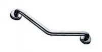 Barre inox 135° dimensions 32x265x265mm libre service Populaire