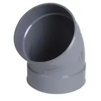 Dernier Modèle Coude simple 45° femelle/femelle diamètre 200mm NICOLL